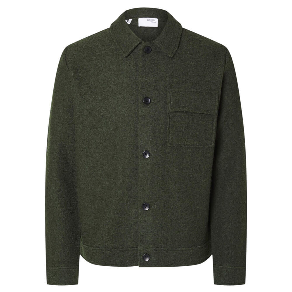 Selected Homme Nealy Knit Shirt Jacket